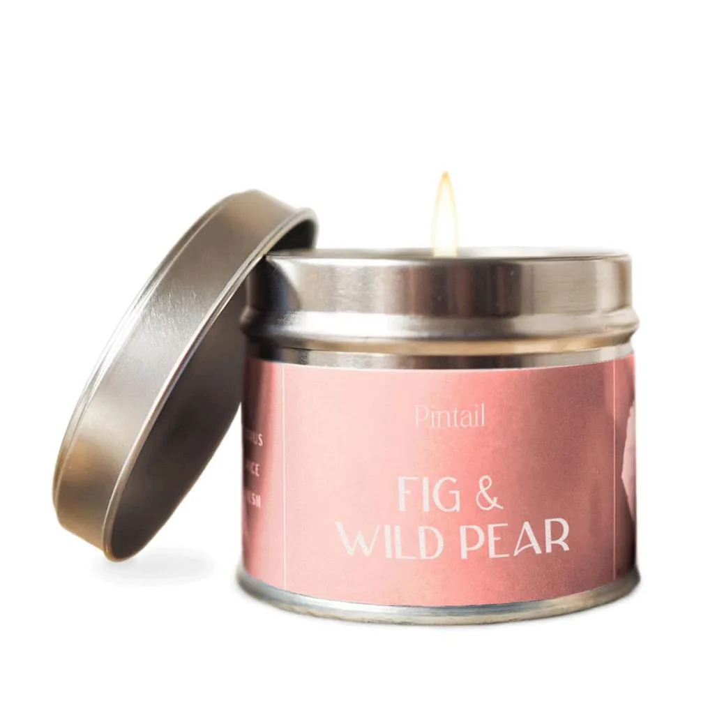 Pintail Candles Fig &amp; Wild Pear Tin Candle