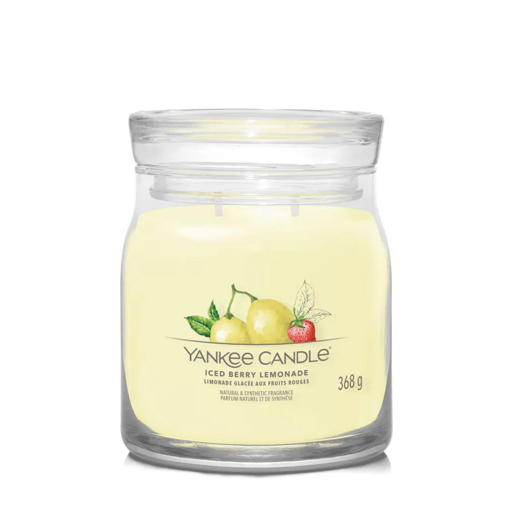 Yankee Candle Iced Berry Lemonade Medium Jar