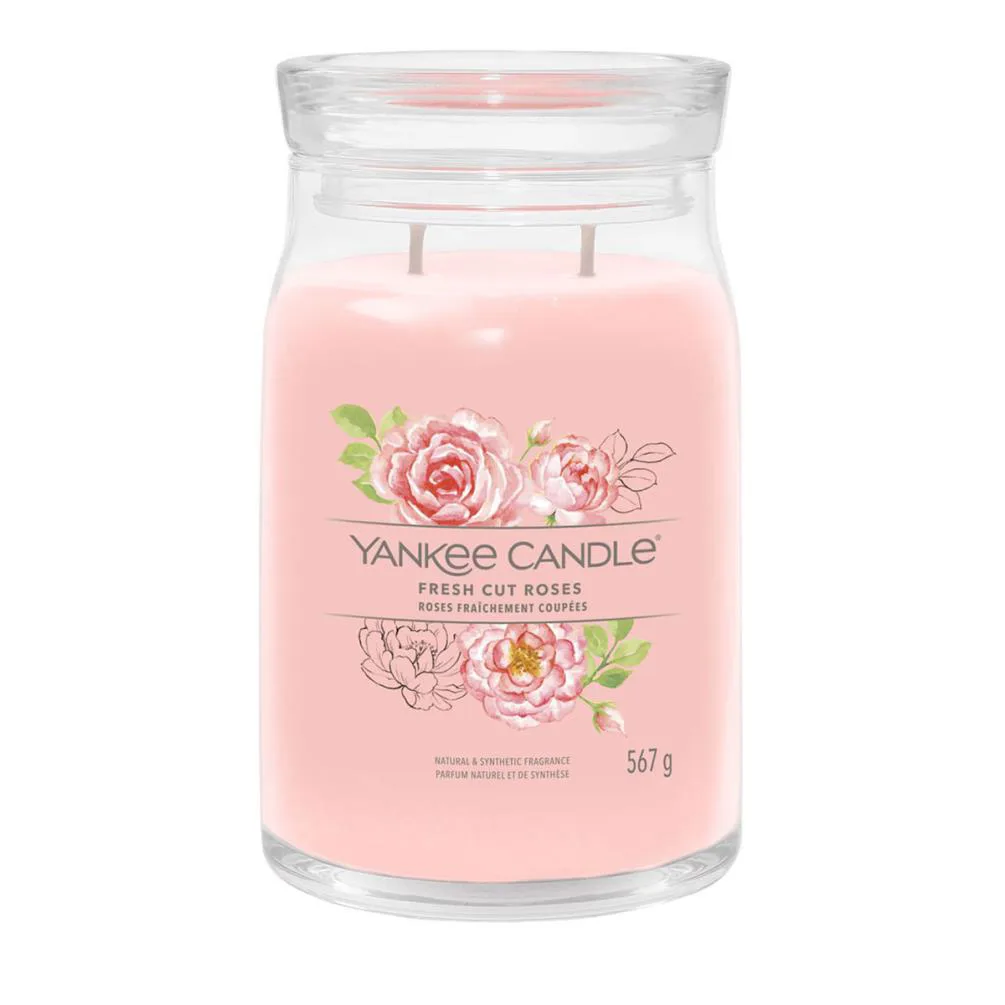 Yankee Candle Fresh Cut Roses Large Jar