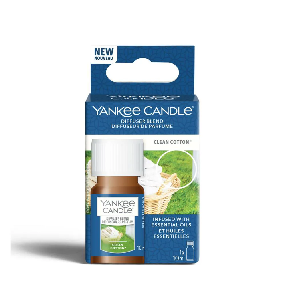Yankee Candle Clean Cotton Aroma Diffuser Oil 10ml