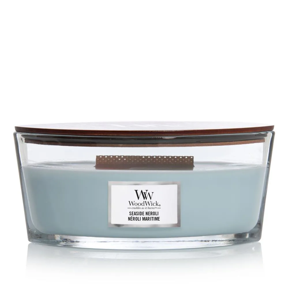 WoodWick Seaside Neroli HearthWick Ellipse Jar Candle