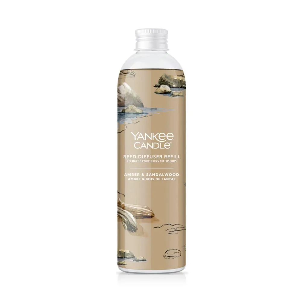 Yankee Candle Amber & Sandalwood Reed Diffuser Refill