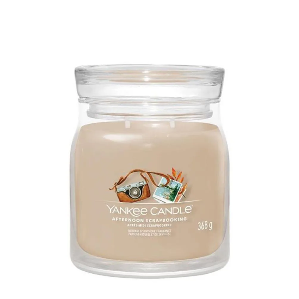 Yankee Candle Afternoon Scrapbooking Medium Jar