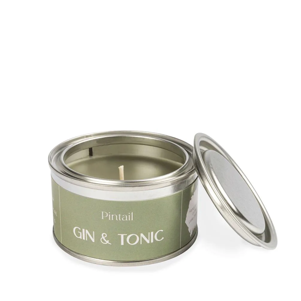 Pintail Candles Gin &amp; Tonic Paint Pot Candle