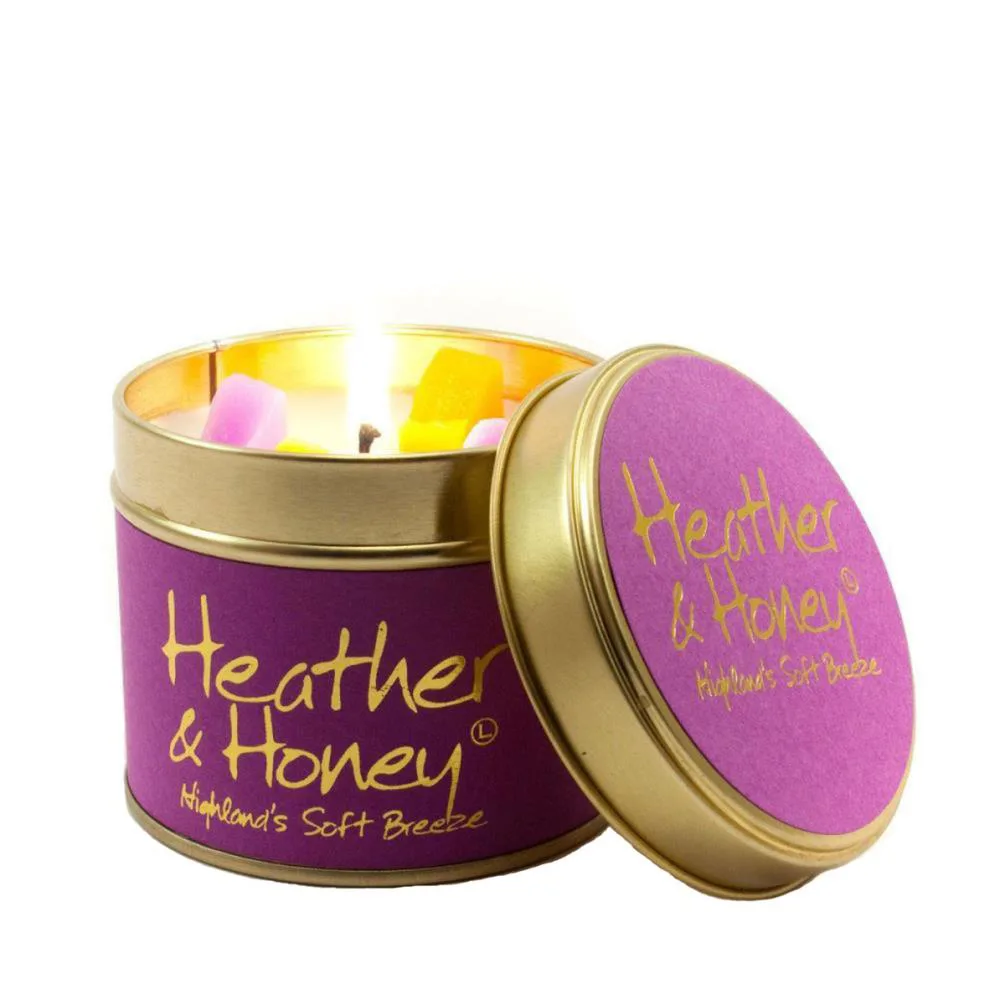 Lily-Flame Heather & Honey Tin Candle
