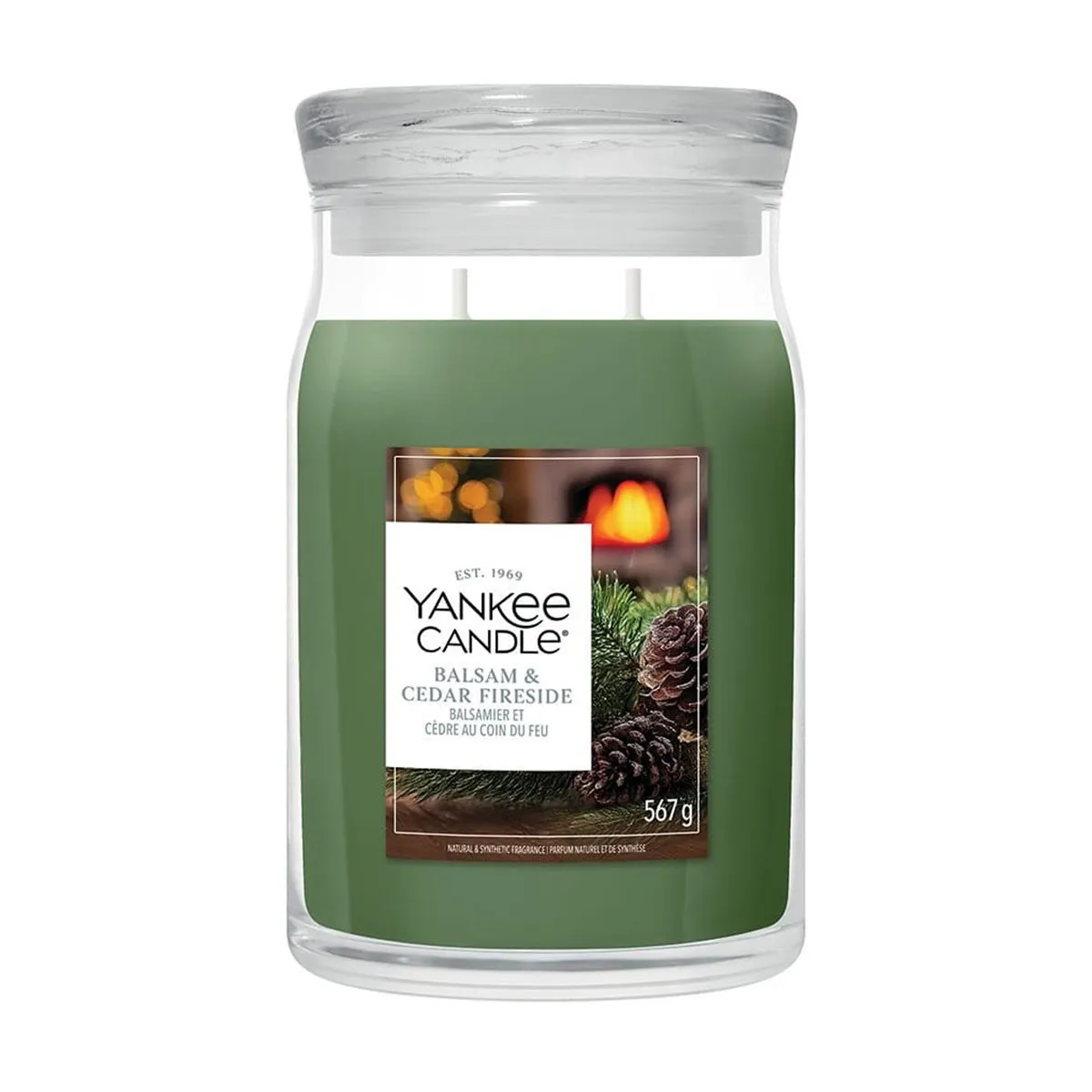 Yankee Candle Balsam & Cedar Fireside Large Jar