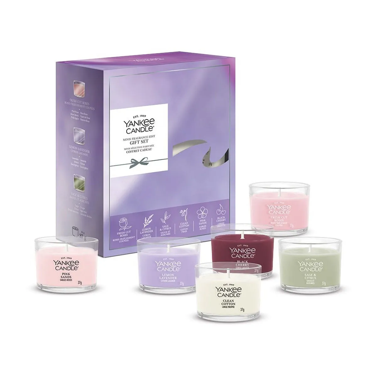 Yankee Candle 6 Filled Votive Candle Gift Set