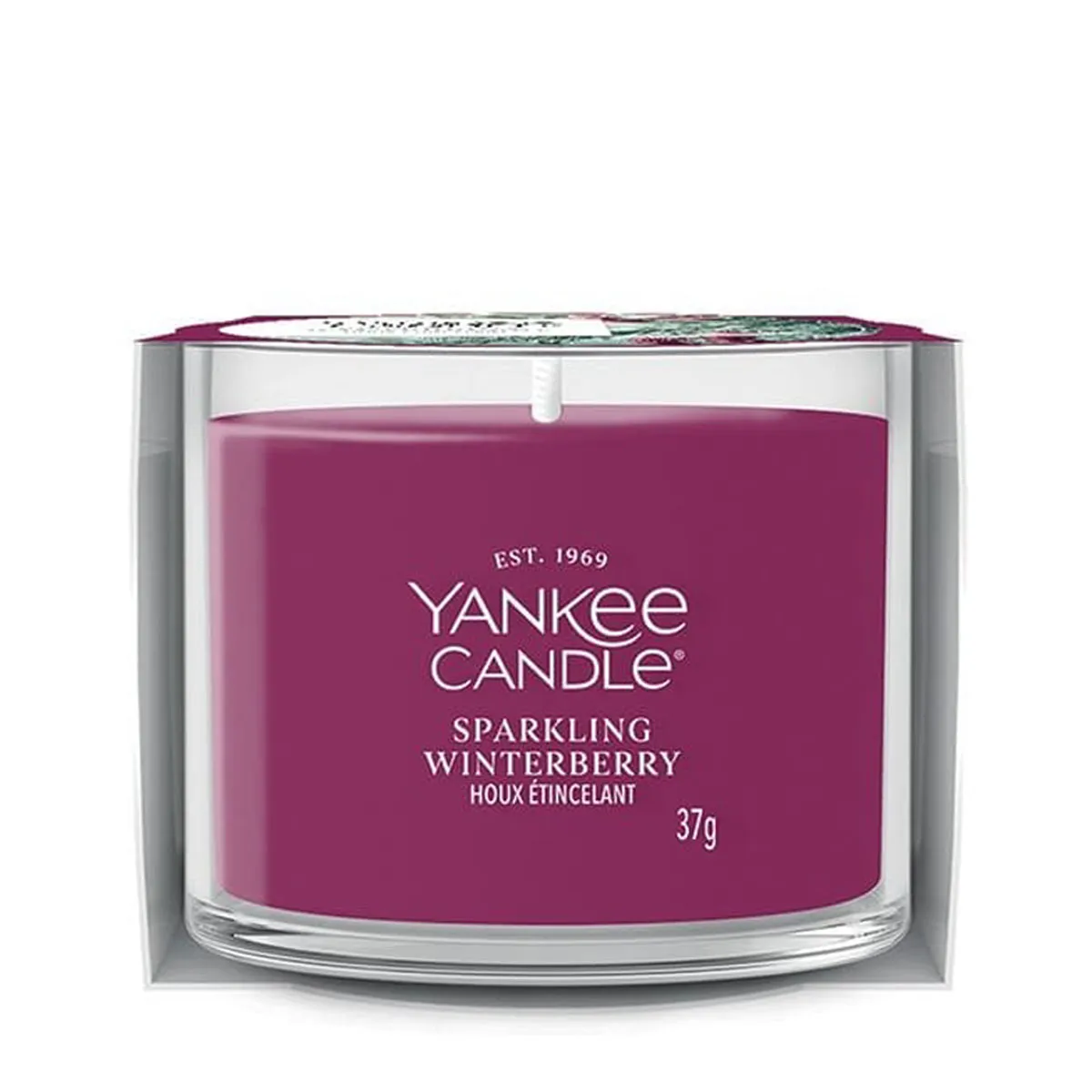 Yankee Candle Sparkling Winterberry Filled Votive Candle