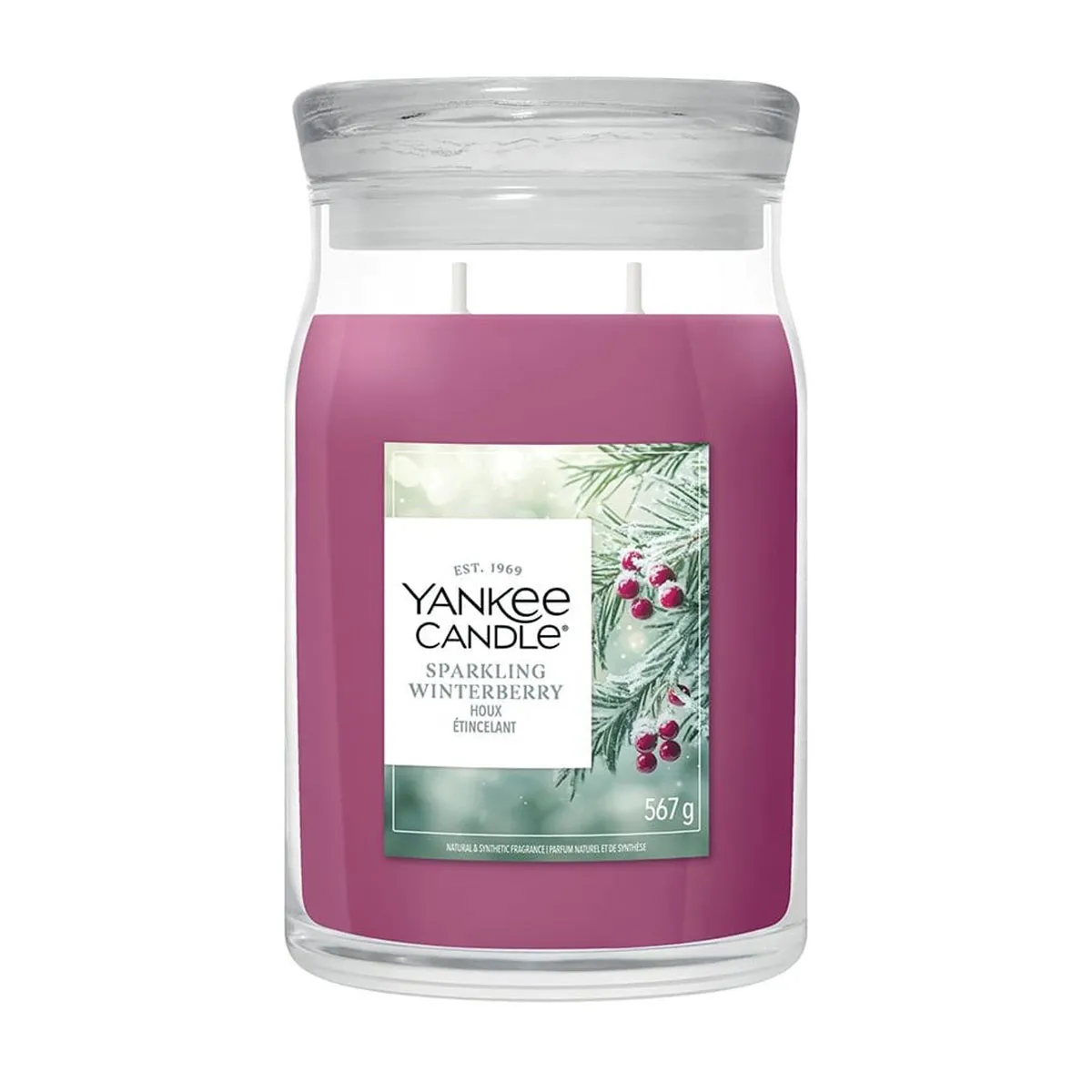 Yankee Candle Sparkling Winterberry Large Jar