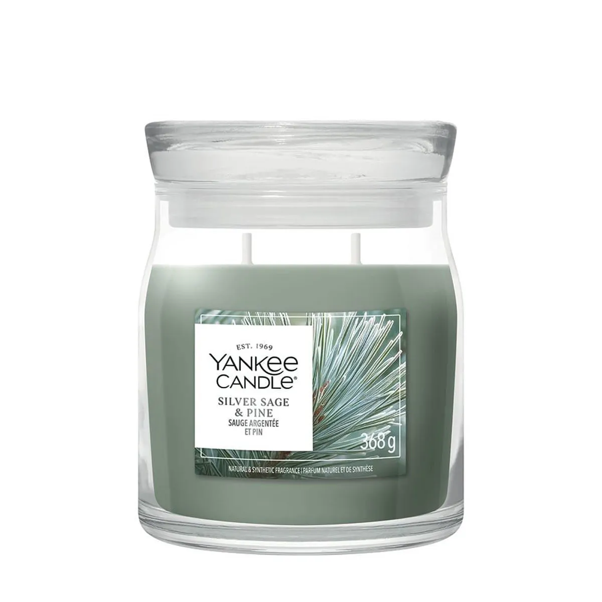 Yankee Candle Silver Sage & Pine Medium Jar