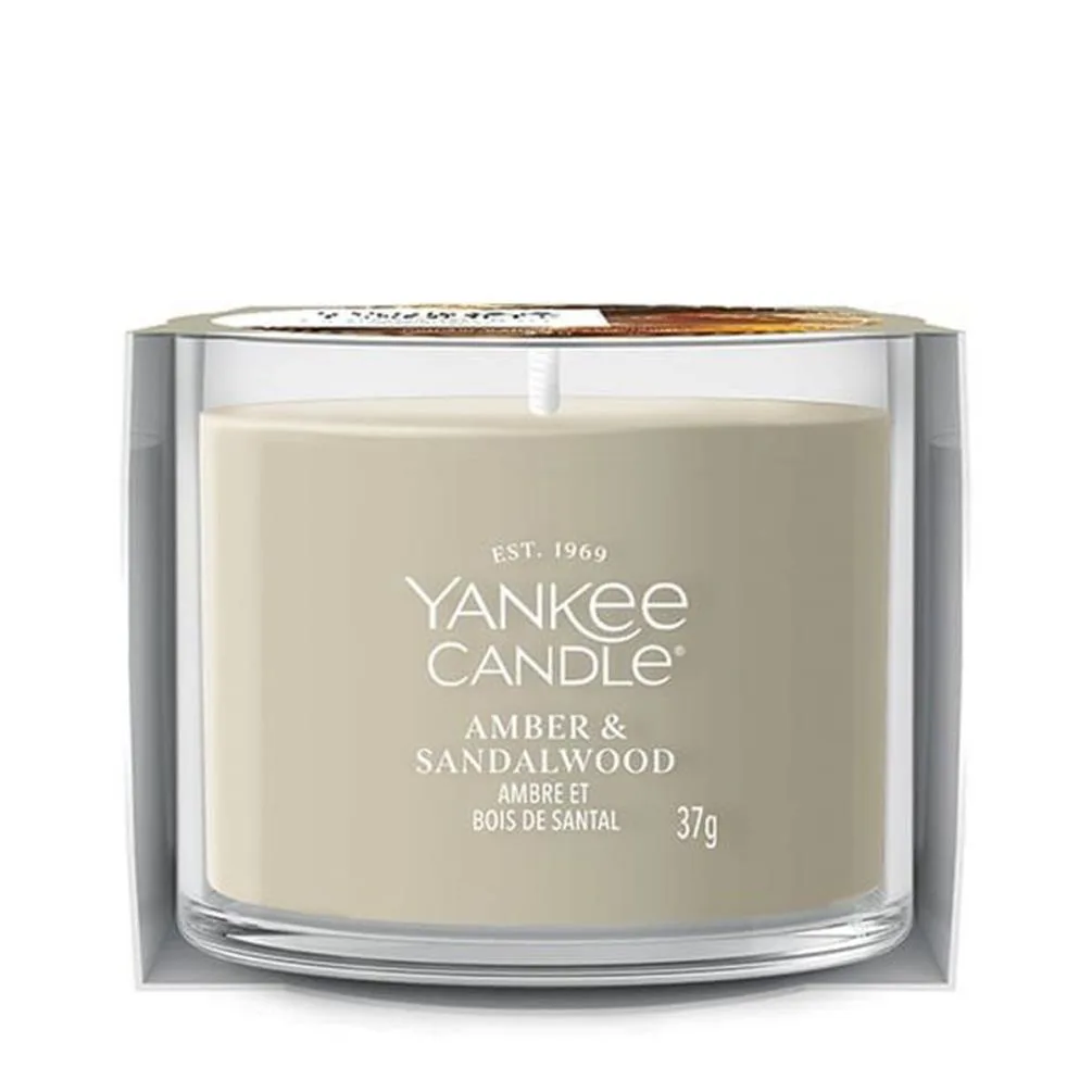 Yankee Candle Amber & Sandalwood Filled Votive Candle
