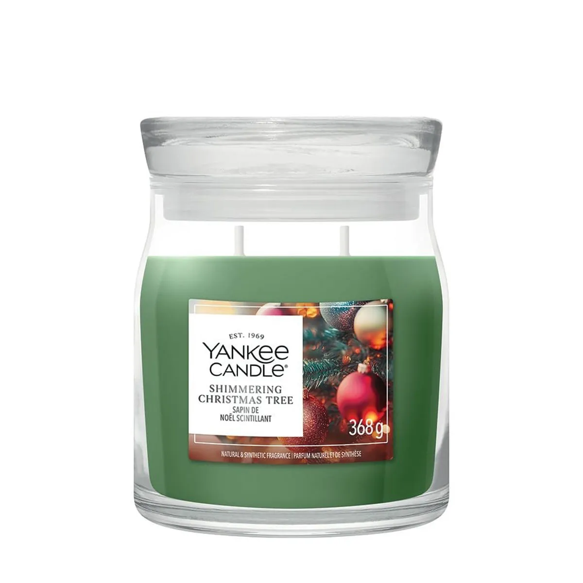 Yankee Candle Shimmering Christmas Tree Medium Jar