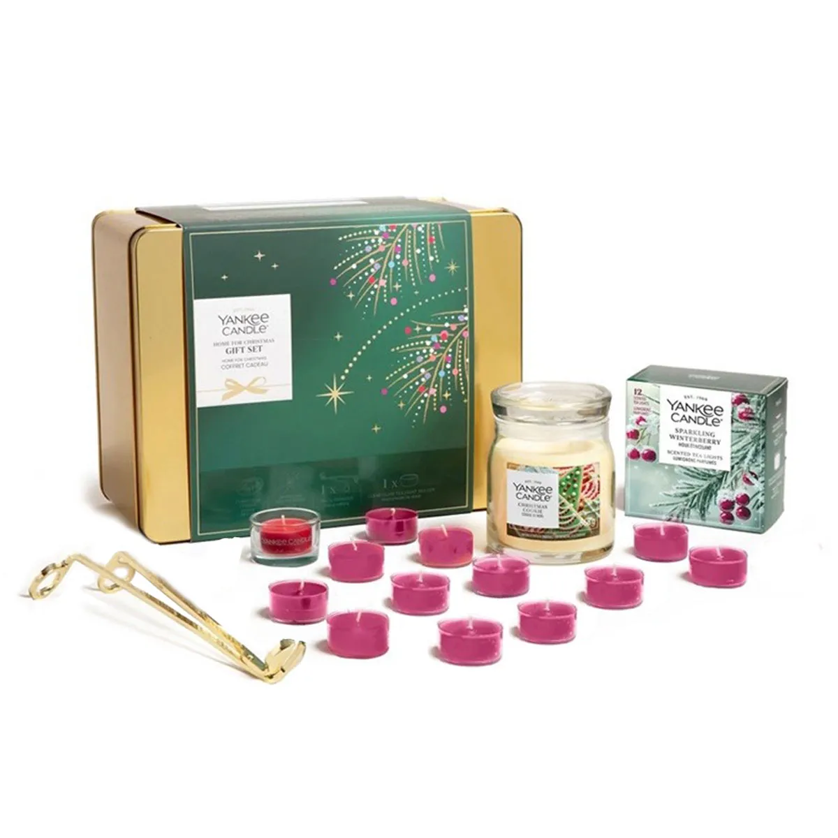 Yankee Candle Medium Jar & Tealights Candle Tin Gift Set
