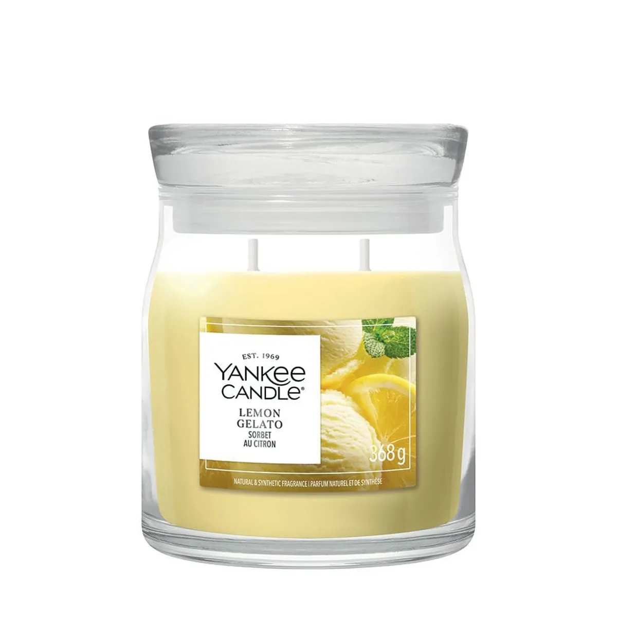 Yankee Candle Lemon Gelato Medium Jar