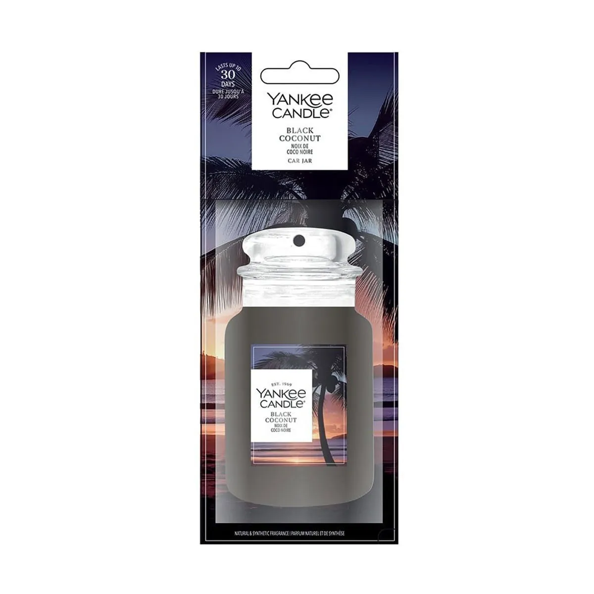 Yankee Candle Black Coconut Car Jar Air Freshener