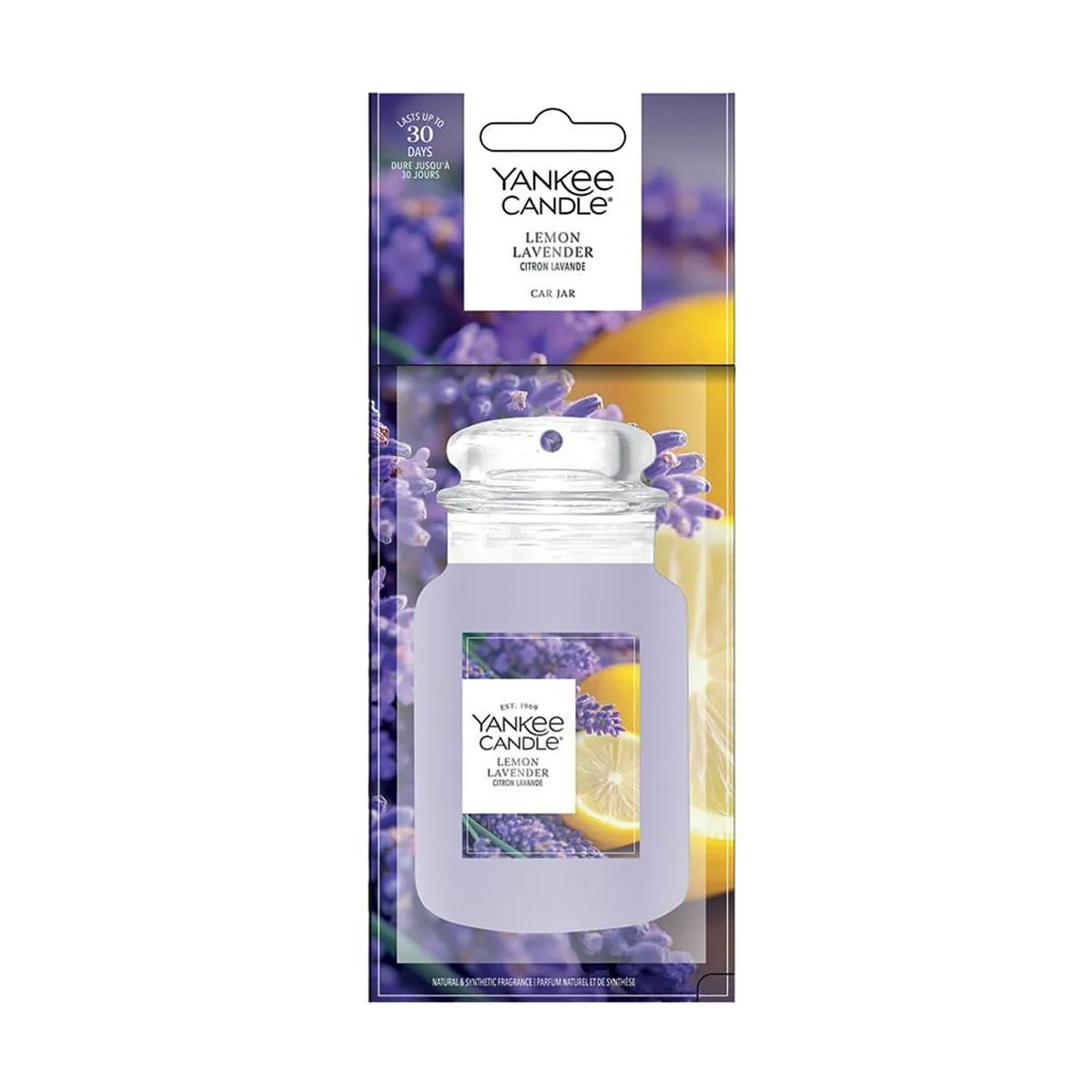 Yankee Candle Lemon Lavender Car Jar Air Freshener