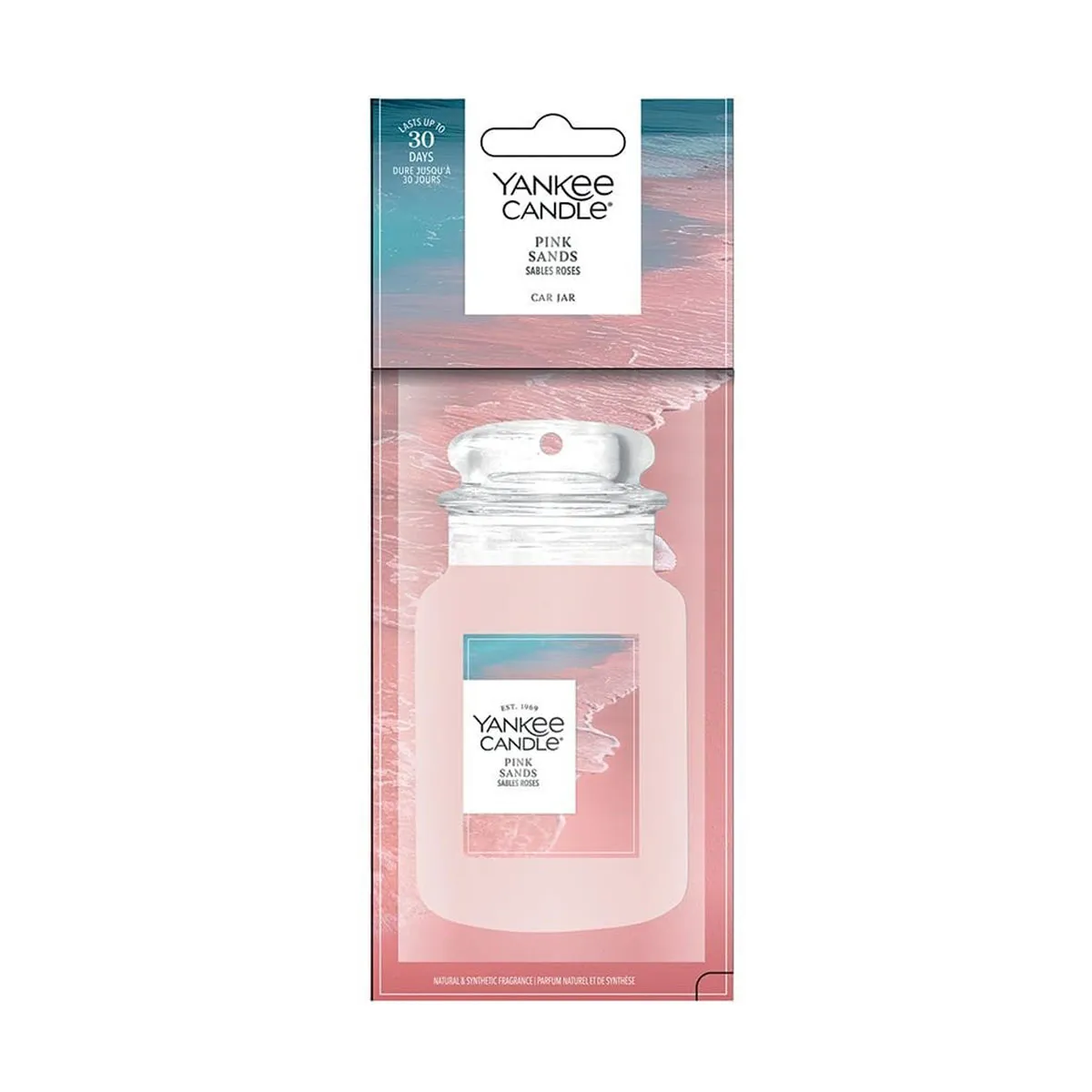 Yankee Candle Pink Sands Car Jar Air Freshener