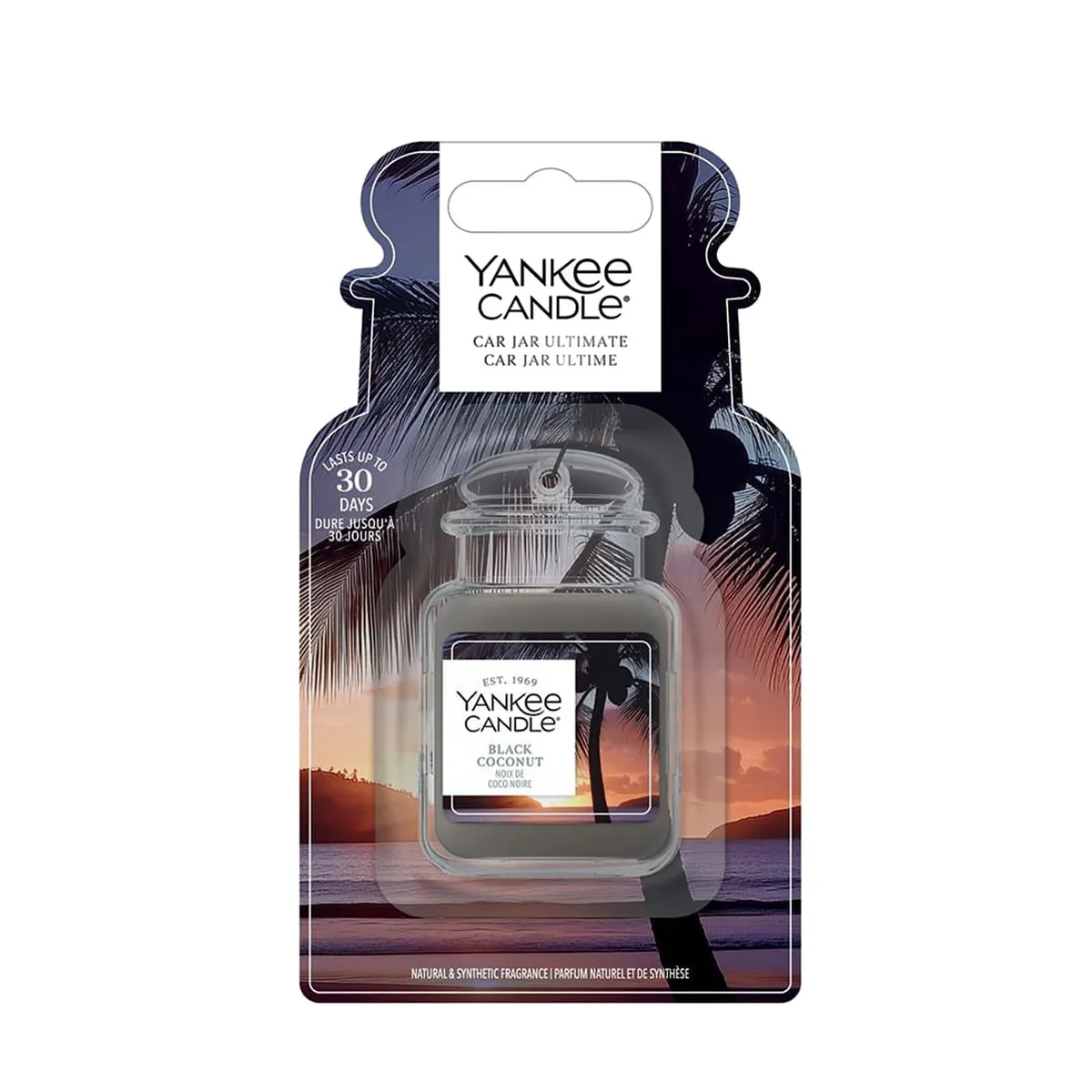 Yankee Candle Black Coconut Car Jar Ultimate Air Freshener