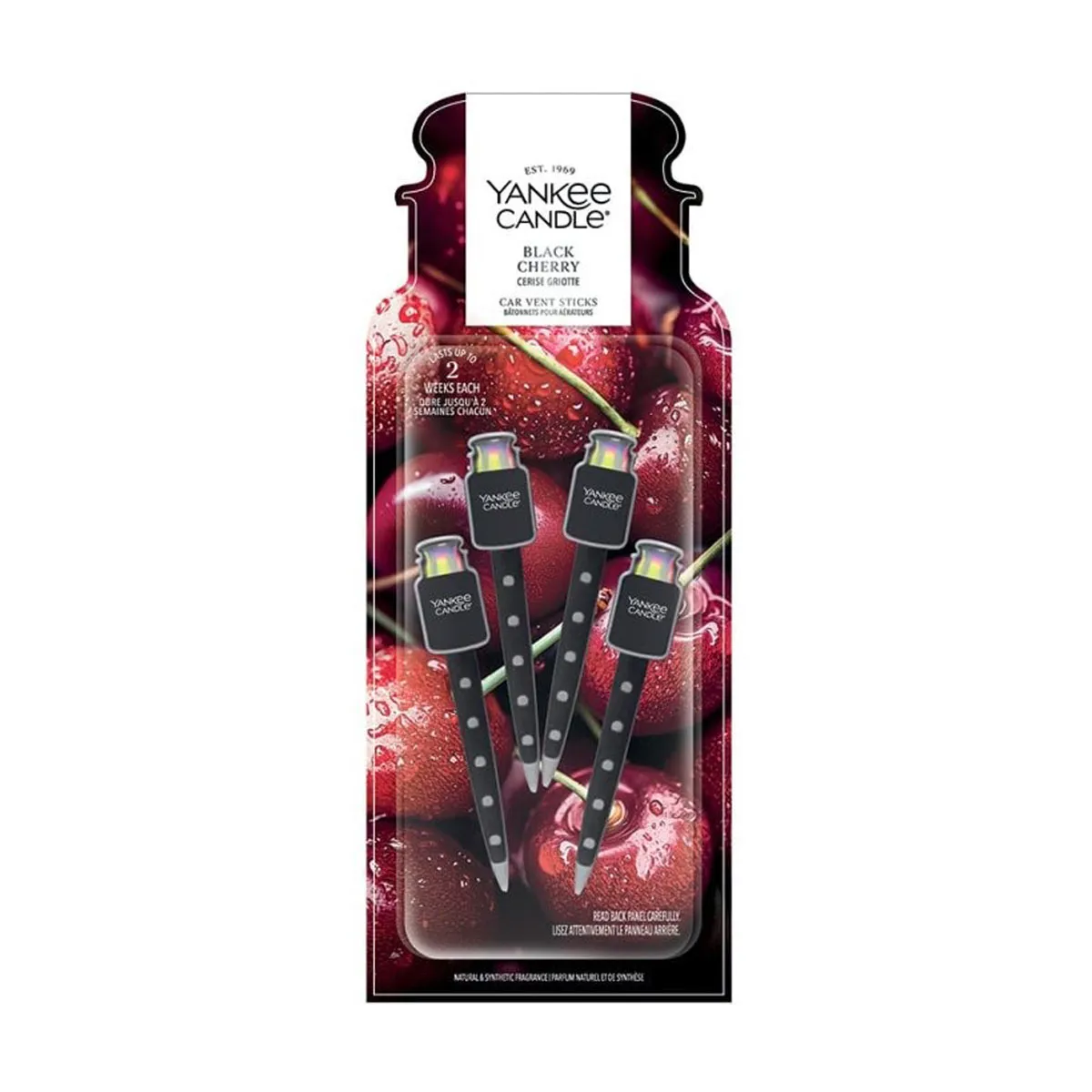 Yankee Candle Black Cherry Smart Scent Vent Sticks