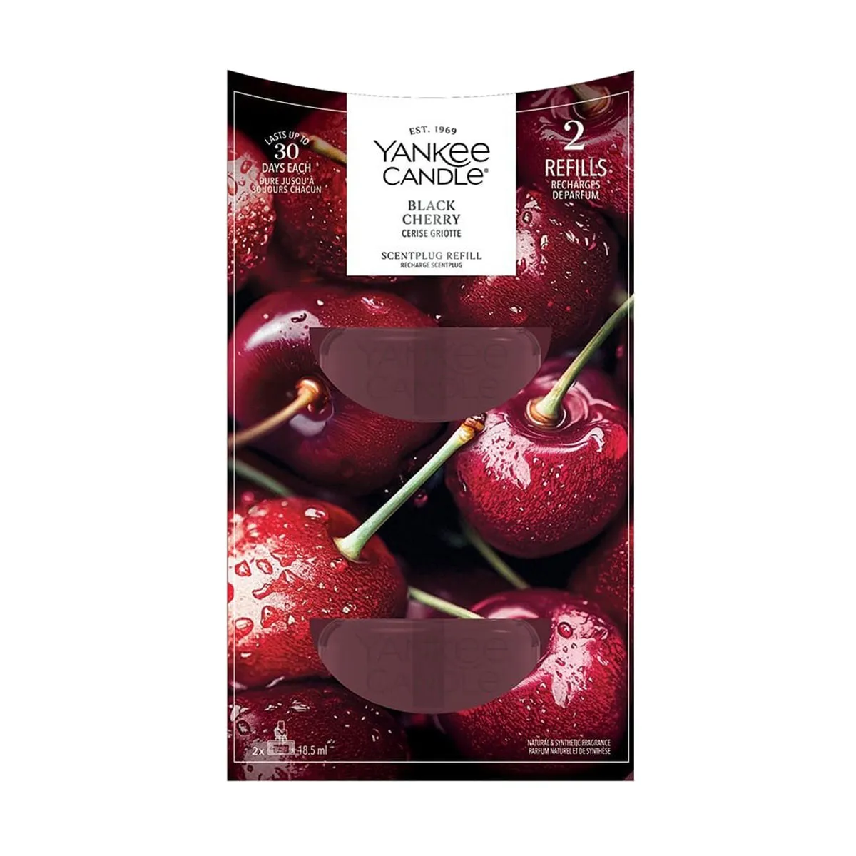 Yankee Candle Black Cherry Scent Plug Refills (Pack of 2)