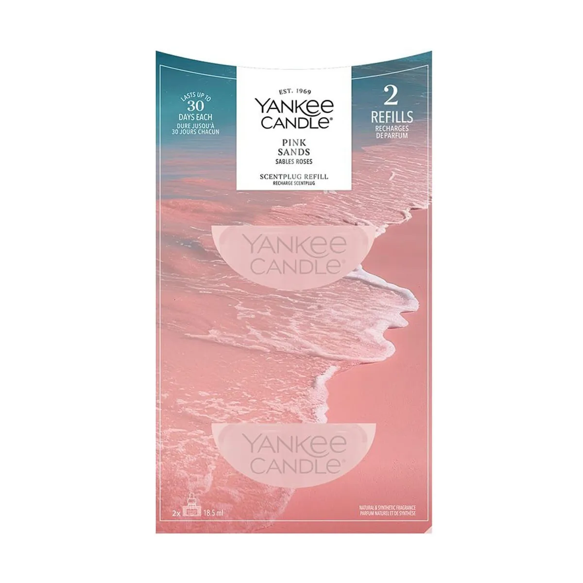 Yankee Candle Pink Sands Scent Plug Refills (Pack of 2)