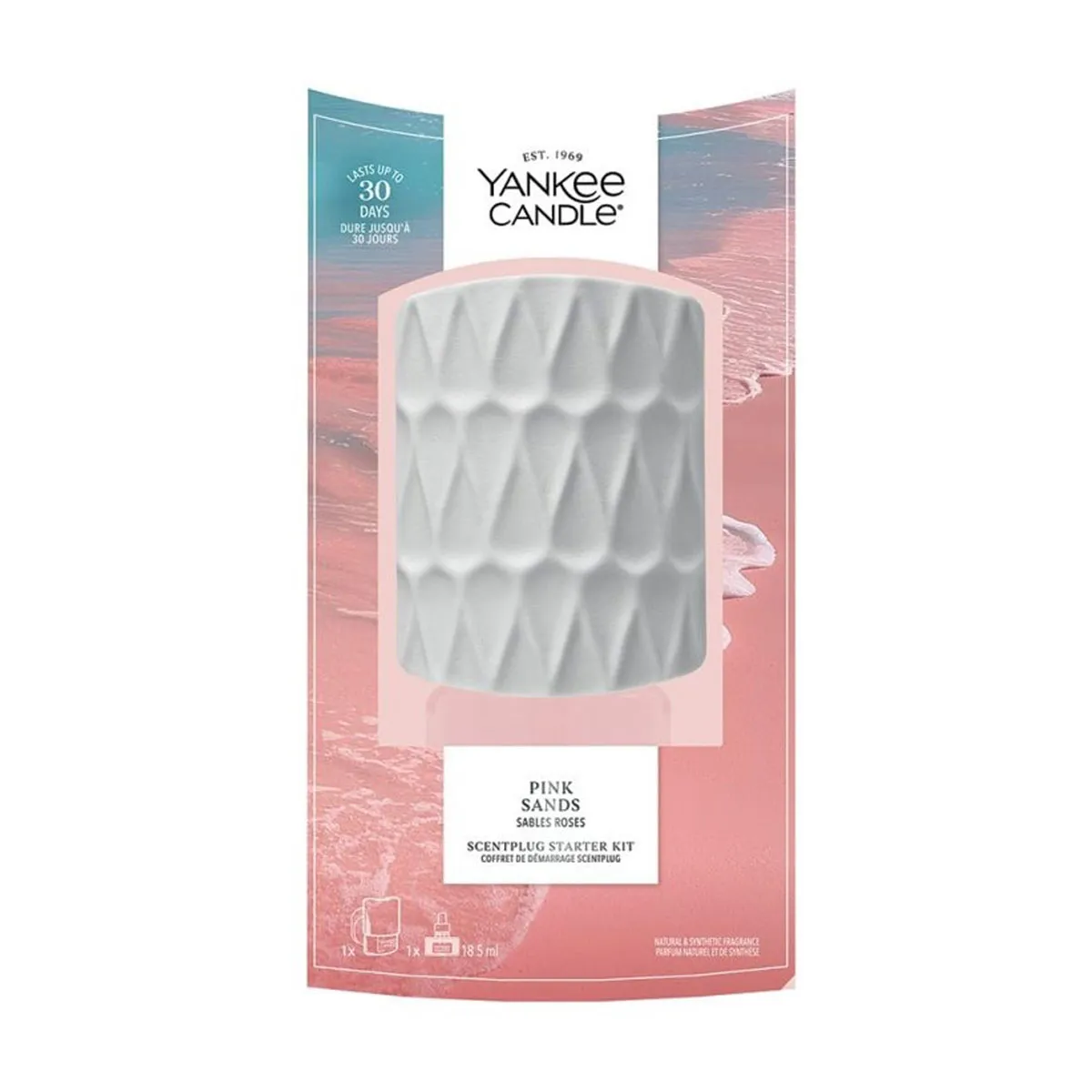 Yankee Candle Pink Sands Organic Scent Plug Starter Kit