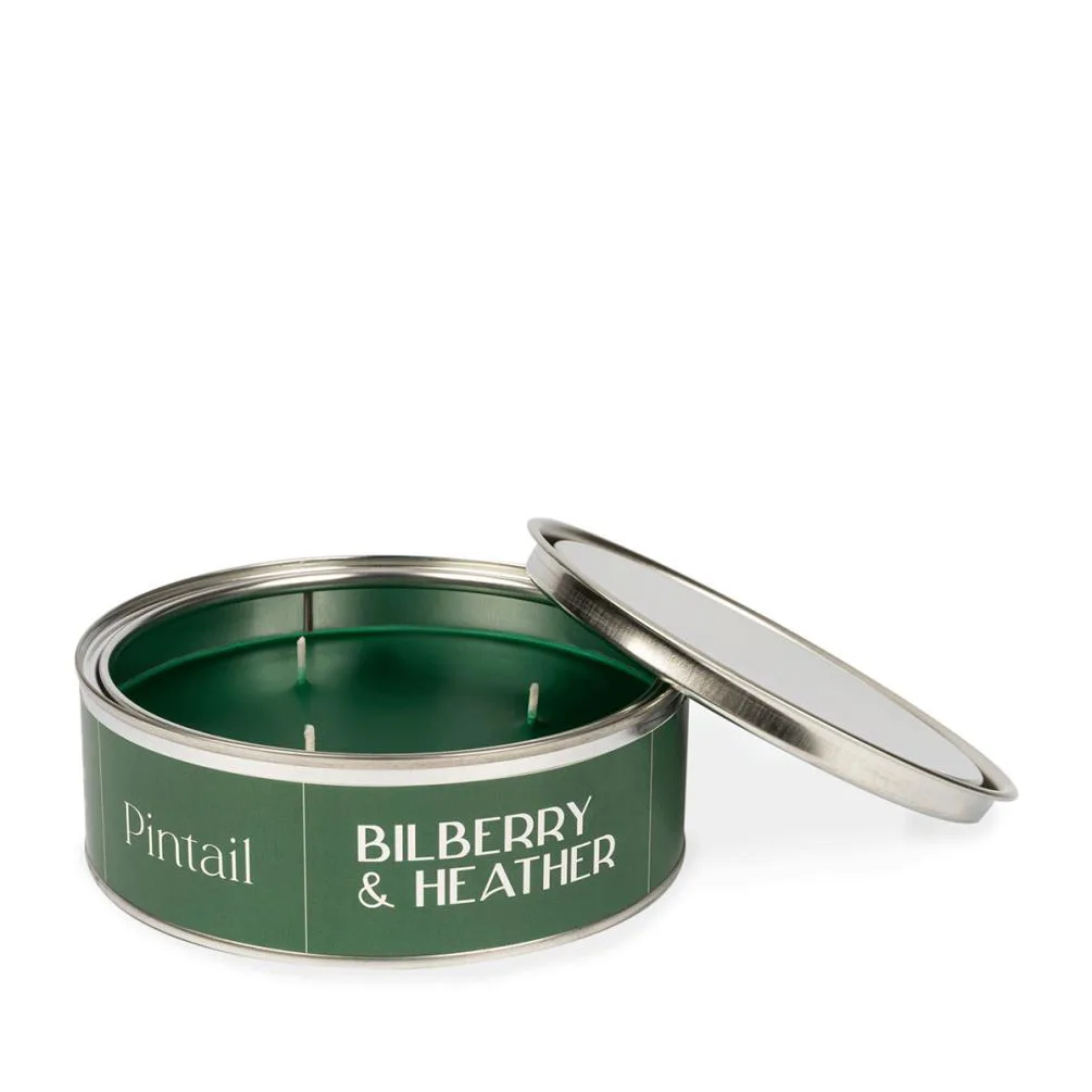 Pintail Candles Bilberry &amp; Heather Triple Wick Tin Candle