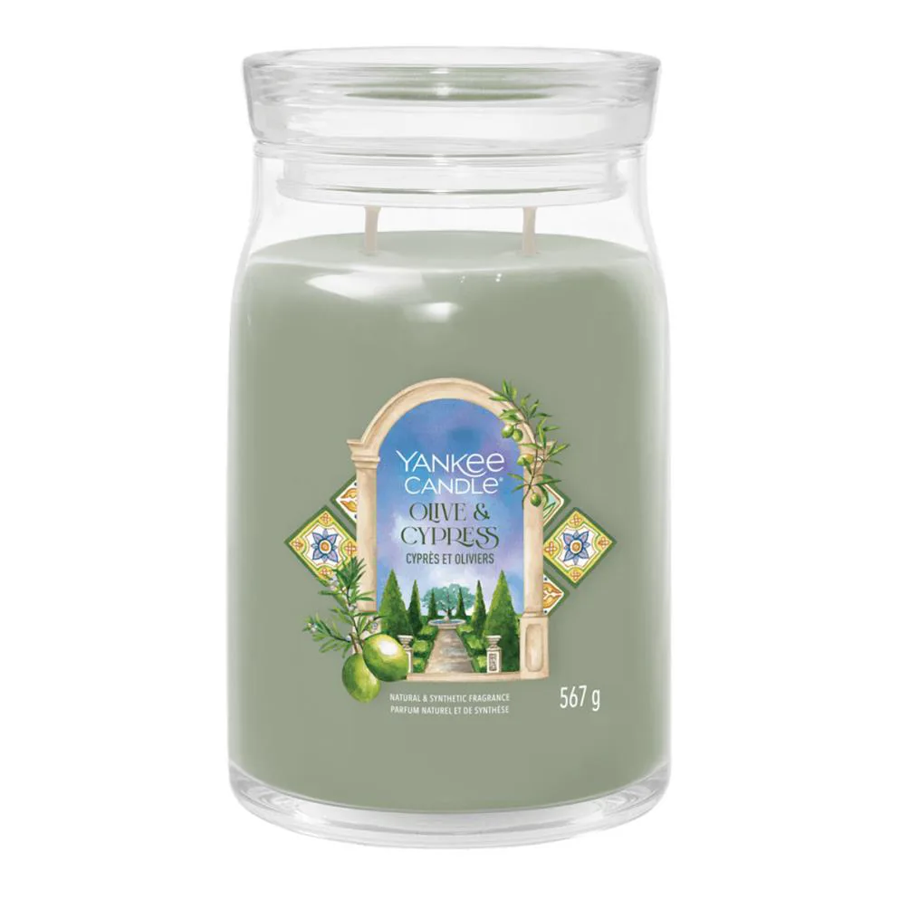Yankee Candle Olive & Cypress Large Jar