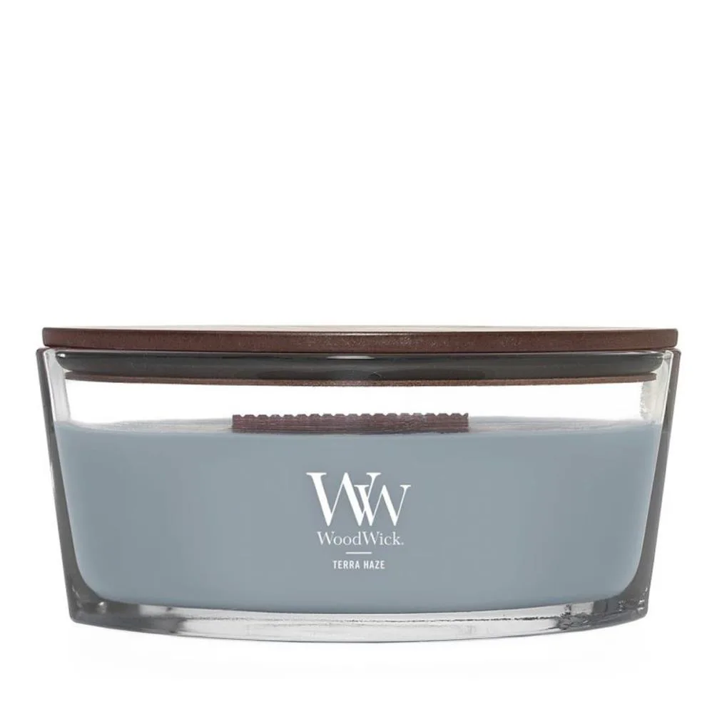 WoodWick Terra Haze HearthWick Ellipse Jar Candle