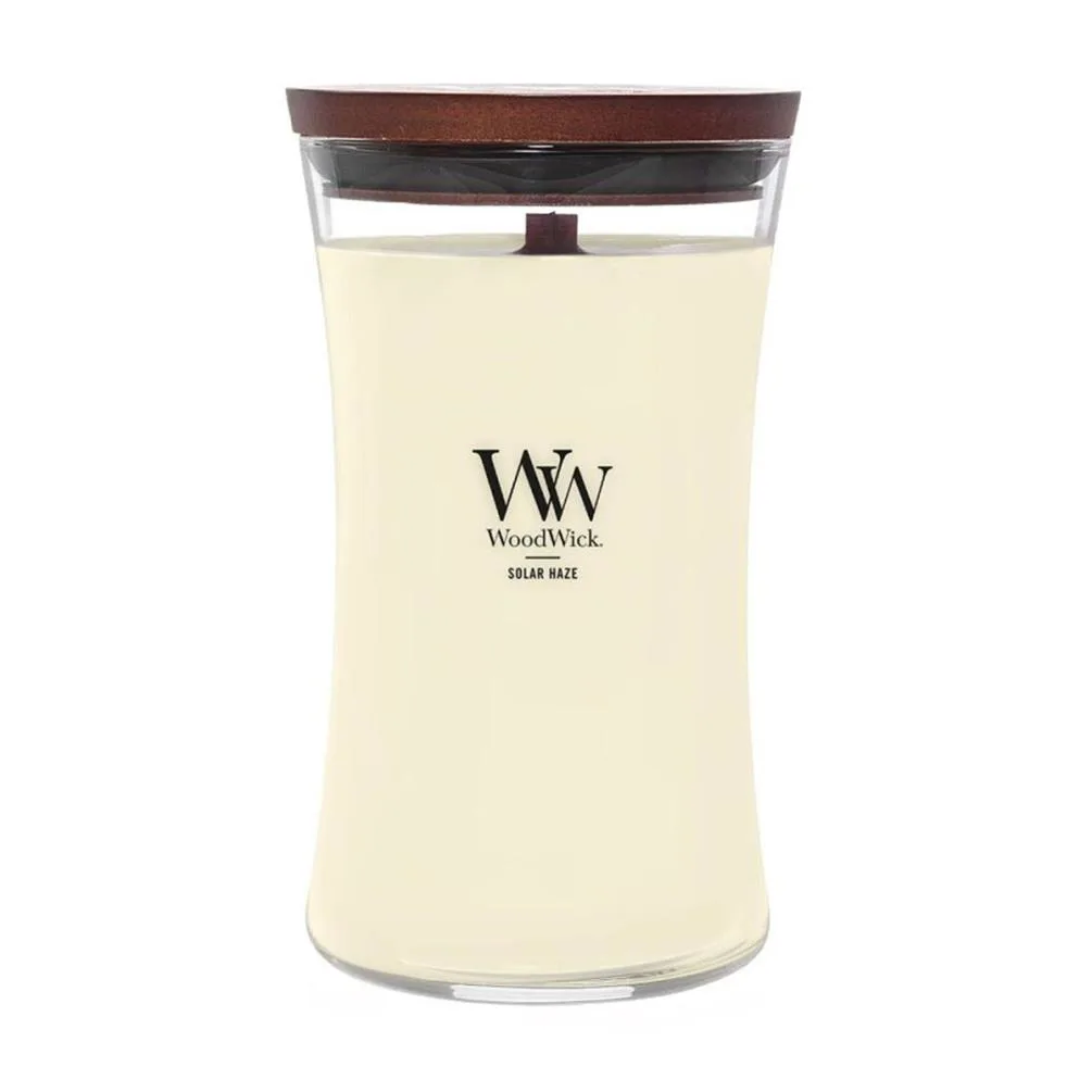 WoodWick Solar Haze Large Hourglass Candle