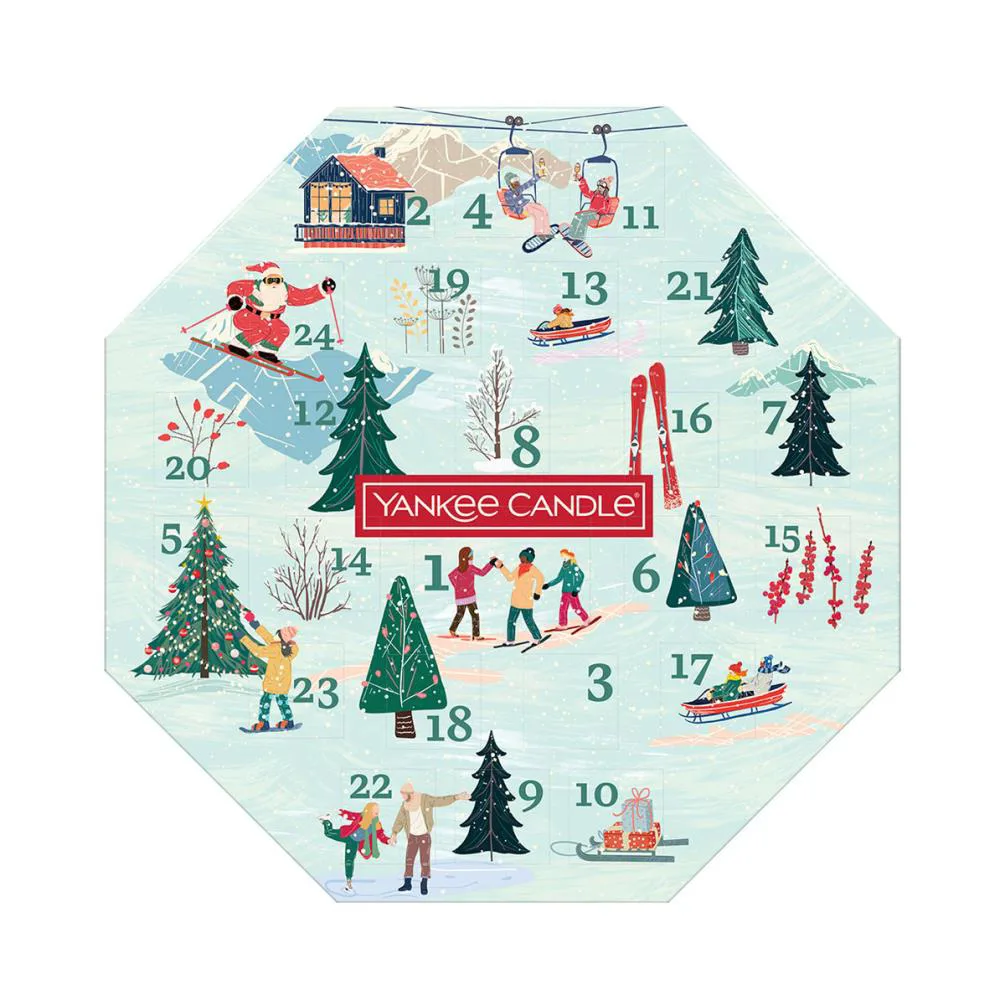 Yankee Candle 24 days of Fragrance Advent Calendar Wreath
