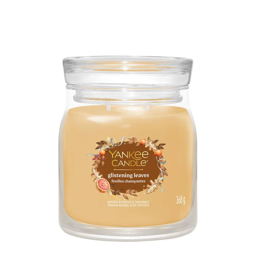 Yankee Candle Glistening Leaves Medium Jar