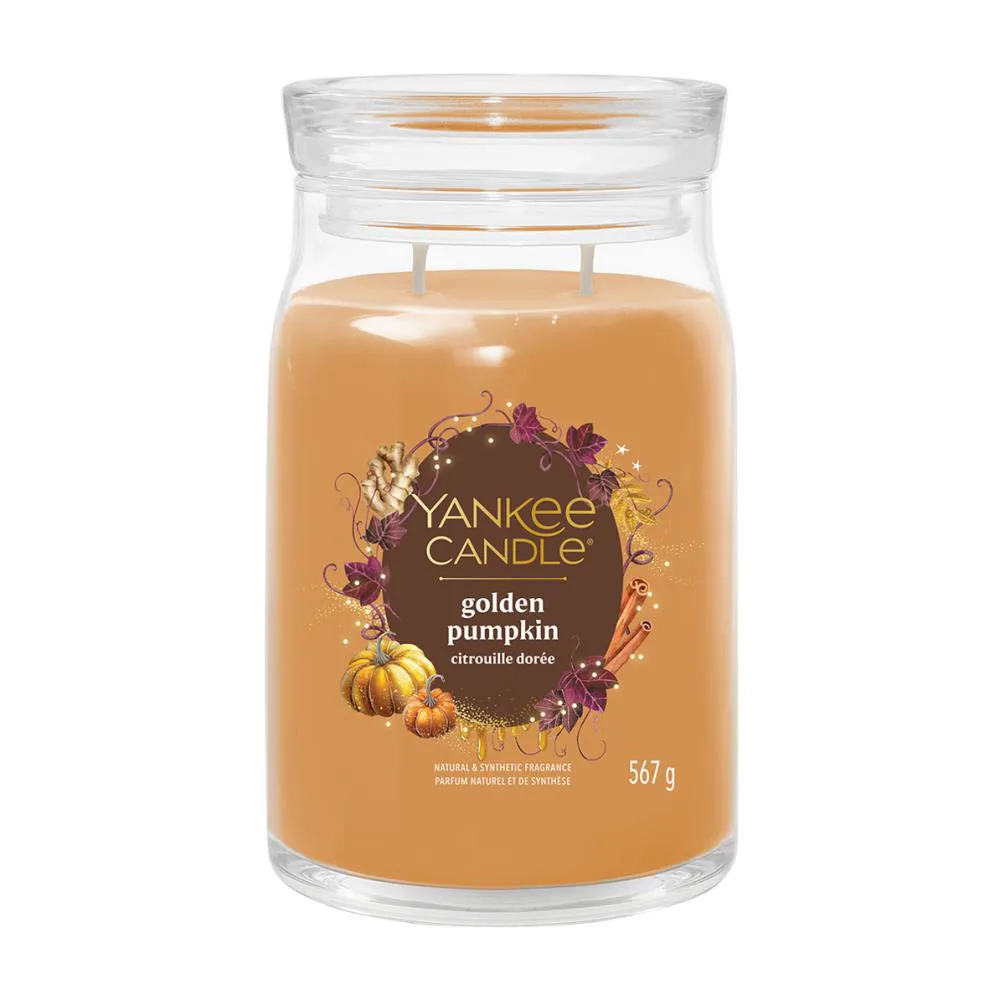 Yankee Candle Golden Pumpkin Large Jar