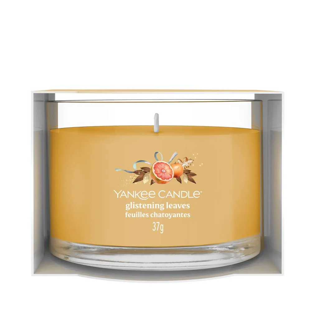 Yankee Candle Glistening Leaves Filled Votive Candle