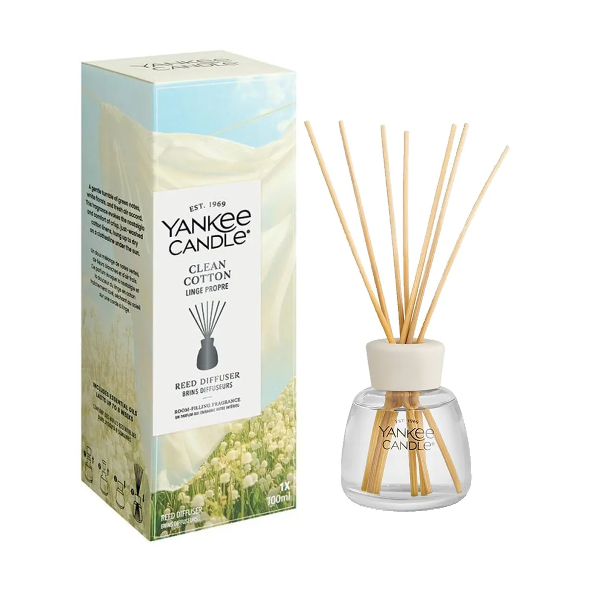 Yankee Candle Clean Cotton Reed Diffuser 100ml