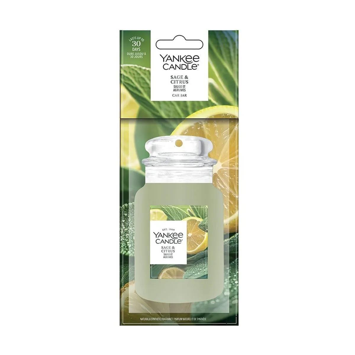 Yankee Candle Sage & Citrus Car Jar Air Freshener