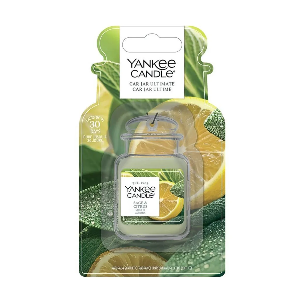 Yankee Candle Sage & Citrus Car Jar Ultimate Air Freshener
