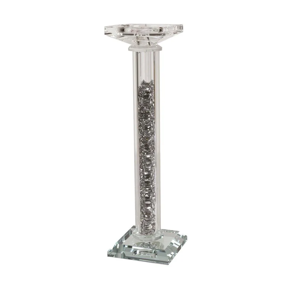 Straits Beaded Crystal Pillar Candle Holder