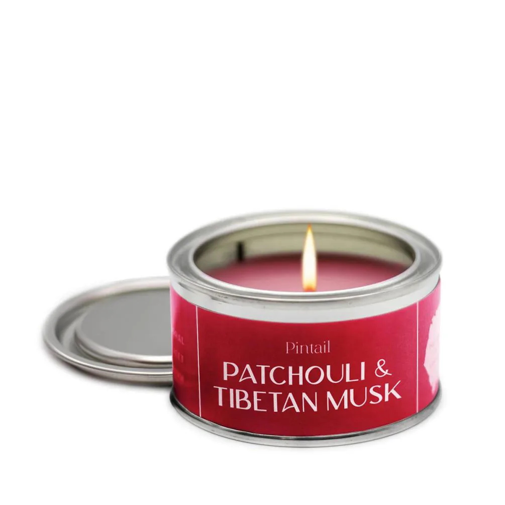 Pintail Candles Patchouli &amp; Tibetan Musk Paint Pot Candle