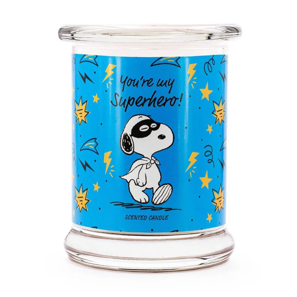 Peanuts "You're My Superhero" Fresh Cotton Medium Jar Candle
