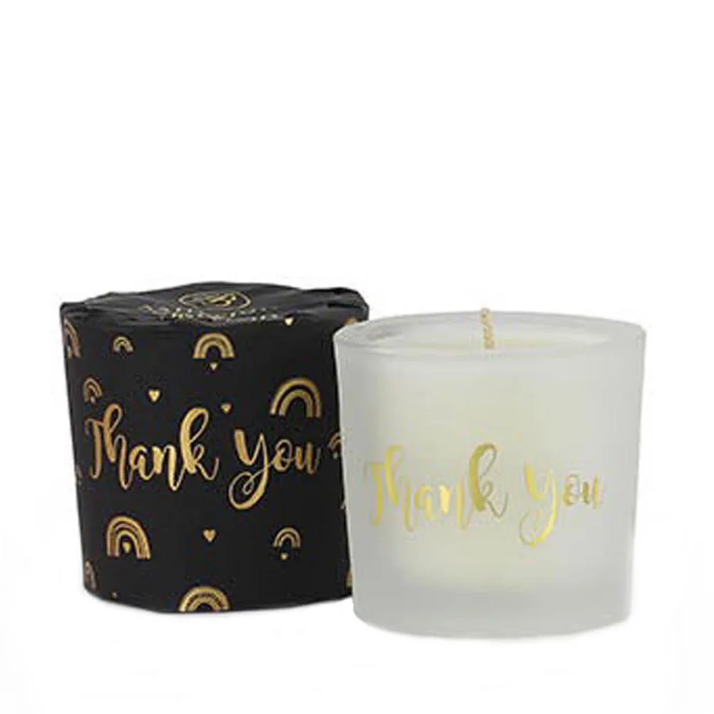 Ashleigh & Burwood Thank You Wrapped Mini Candle