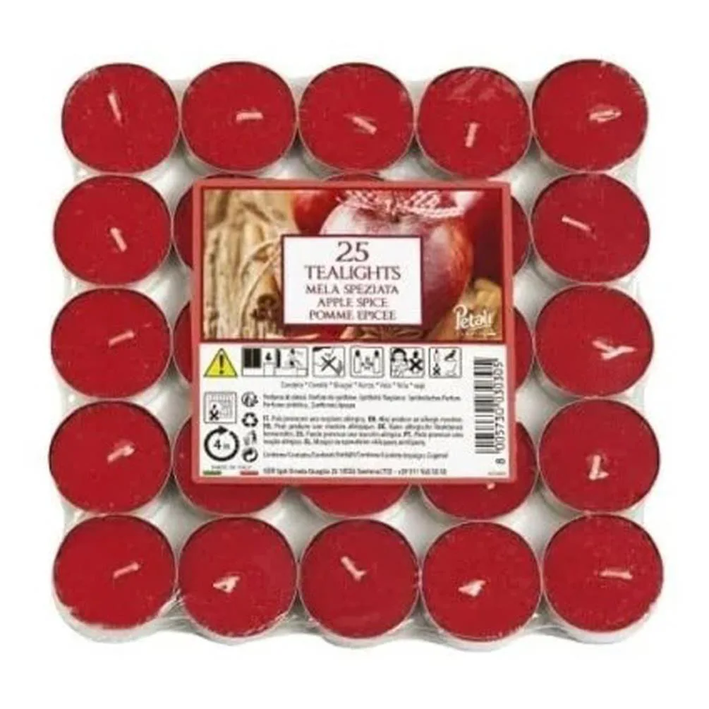 Petali Apple Spice Tealights (Pack of 25)