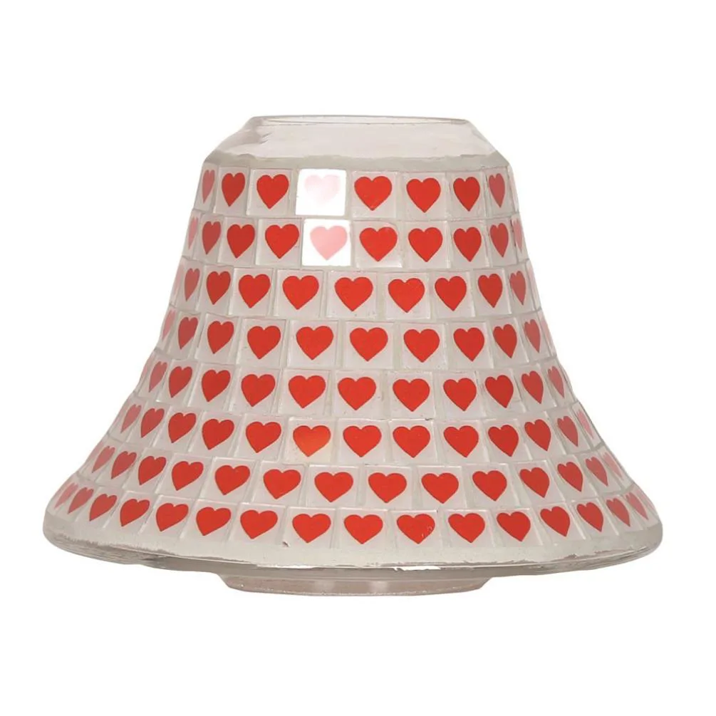 Red Heart Large Jar Shade