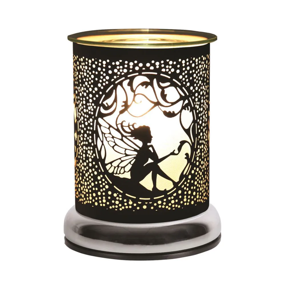 Aroma Black Sitting Fairy Touch Electric Wax Melt Warmer
