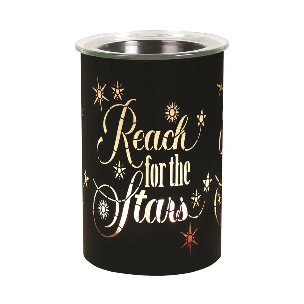 Aroma Black Reach for the Stars Colour Changing Electric Wax Melt Warmer
