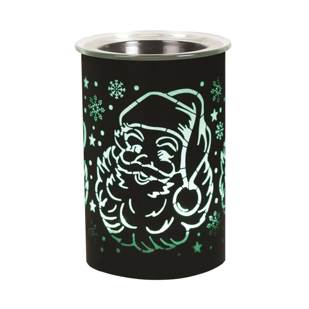 Aroma Black Santa Colour Changing Electric Wax Melt Warmer