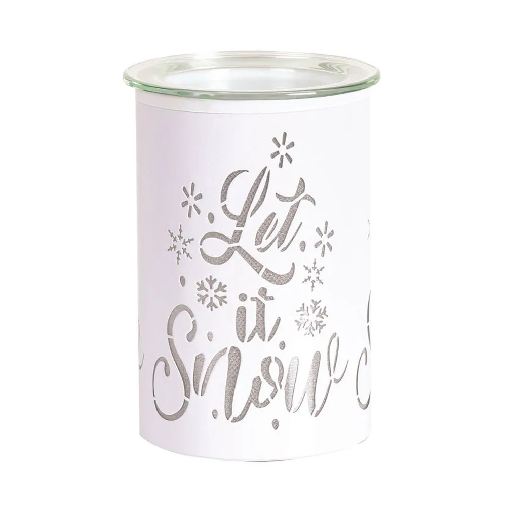 Aroma White Let It Snow Electric Wax Melt Warmer