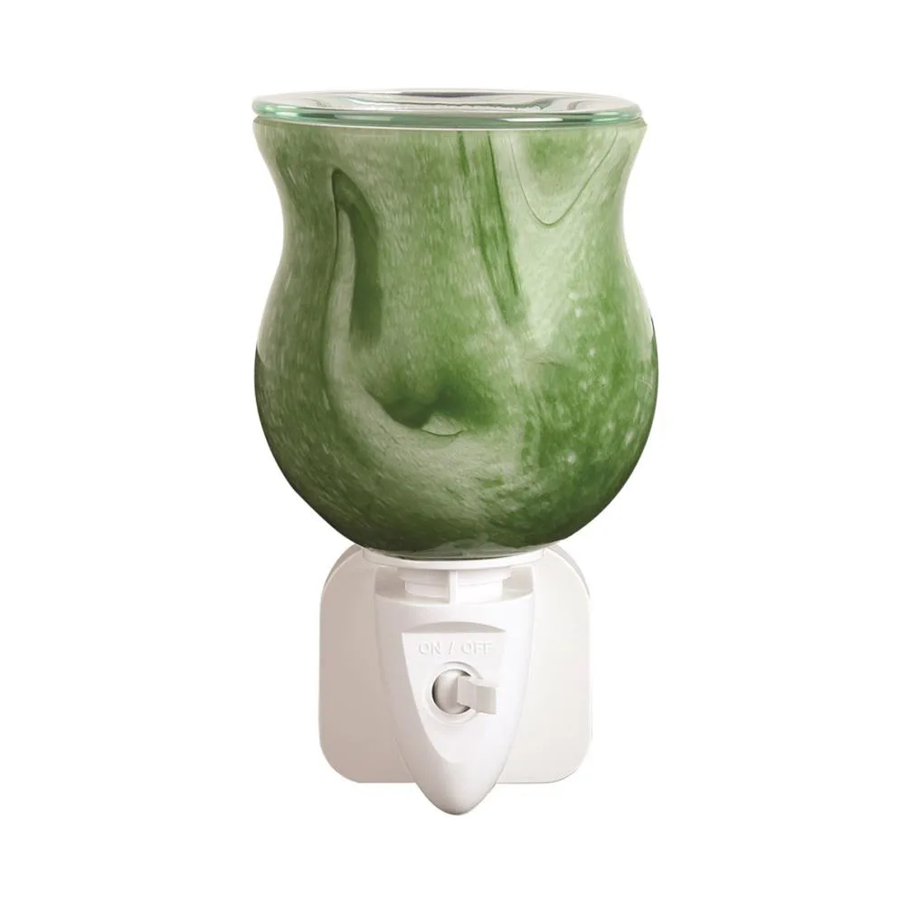Aroma Green Swirl Plug In Wax Melt Warmer
