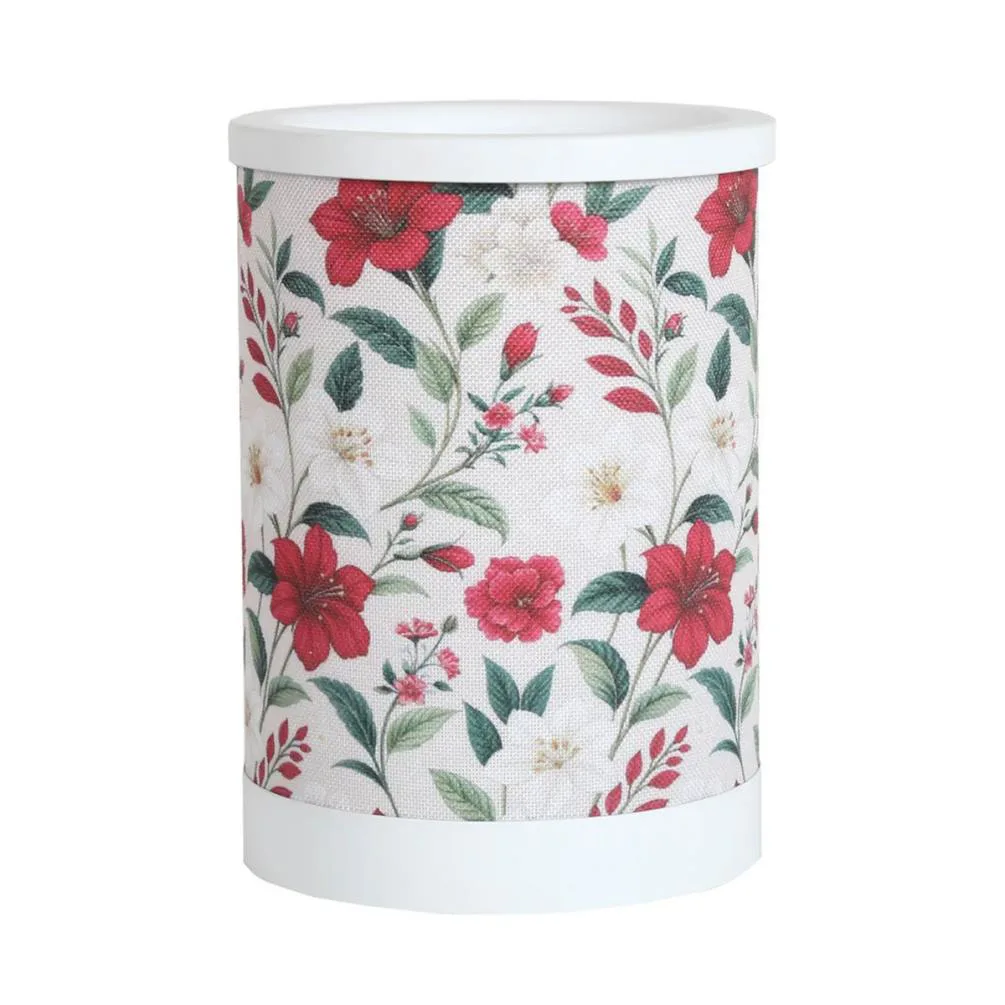 Aroma Red Floral Electric Wax Melt Warmer