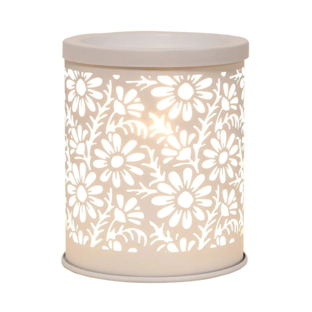 Aroma White Daisy Electric Wax Melt Warmer